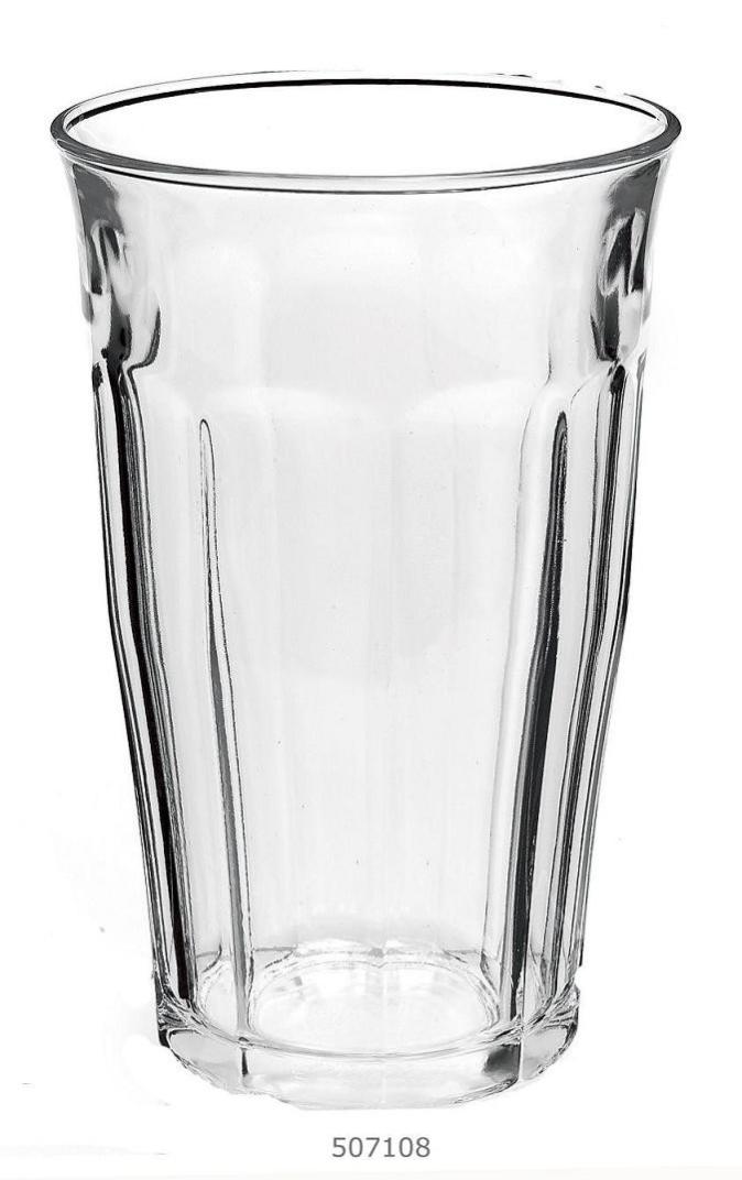 Lot De 3 Verres Hauts Luminarc Pinta 36 Cl - Verre Opale (blanc Laiteux) - Passent Au Lave-vaisselle Et Réfrigérateur - Fabriqué En France