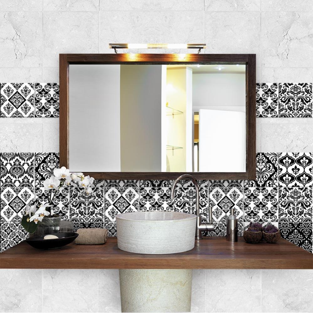 KIT 54 PZ ADESIVI PIASTRELLE 2D DECORAZIONI DESIGN CASA CUCINA HOME - Foto 7