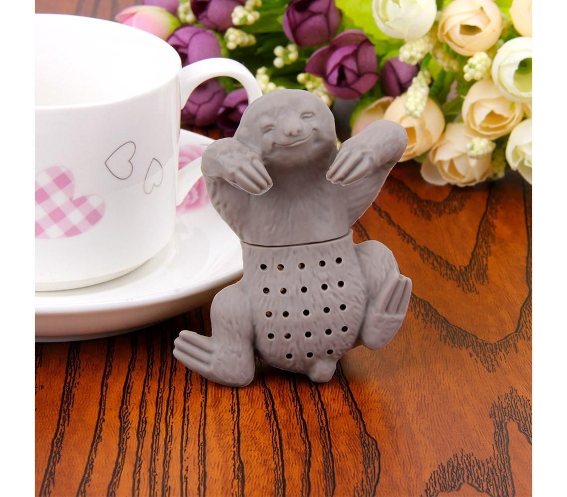 Couvercle De Mug Silicone Orange Pylones - Motif Paresseux - Neuf Dans Son Emballage