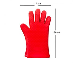 2x Guanti da Forno in Silicone, Resistenti al Calore,Antiscivolo