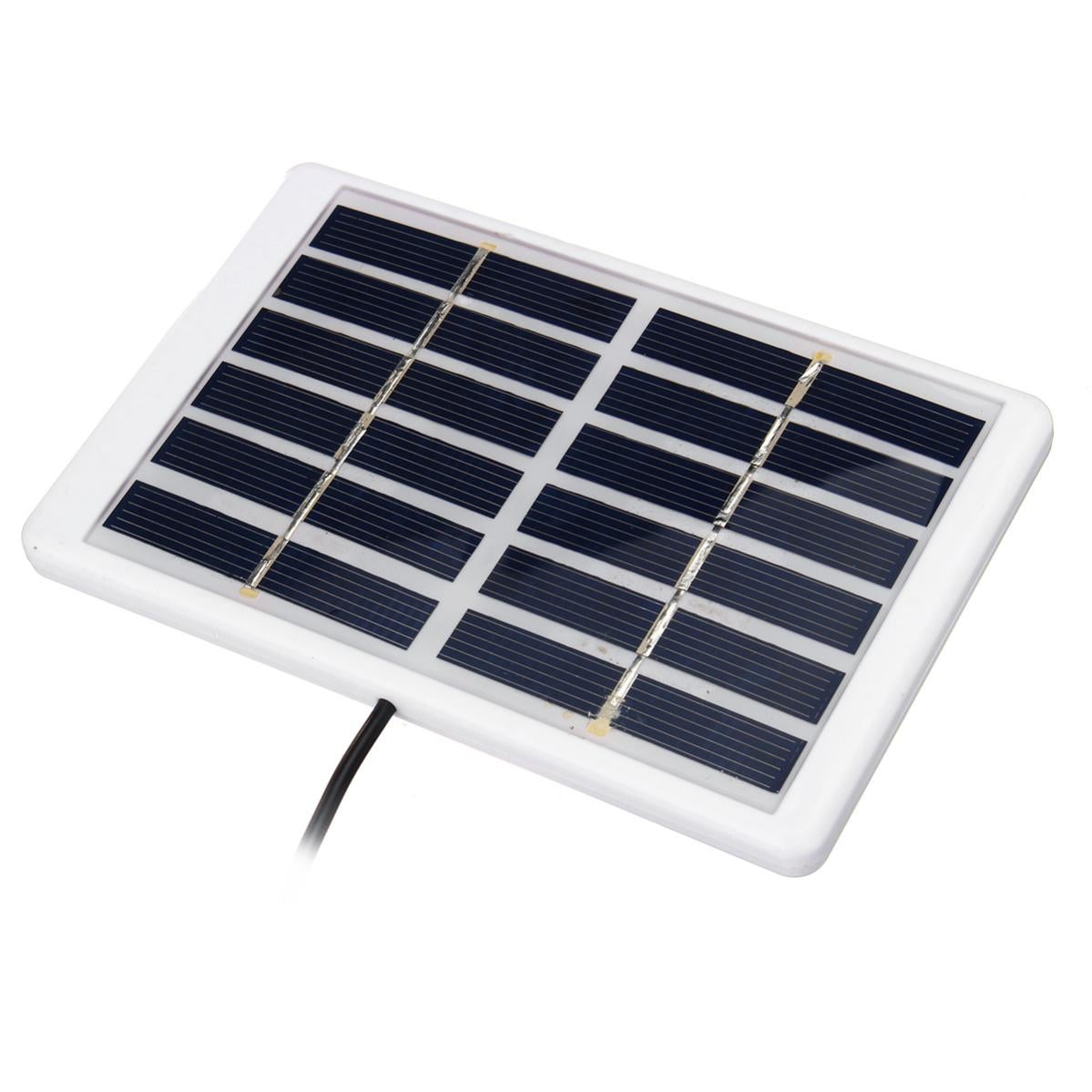 Panneau Solaire Portable 5W 6V - Câble DC 3 Mètres - Silicium Polycristallin - Neuf