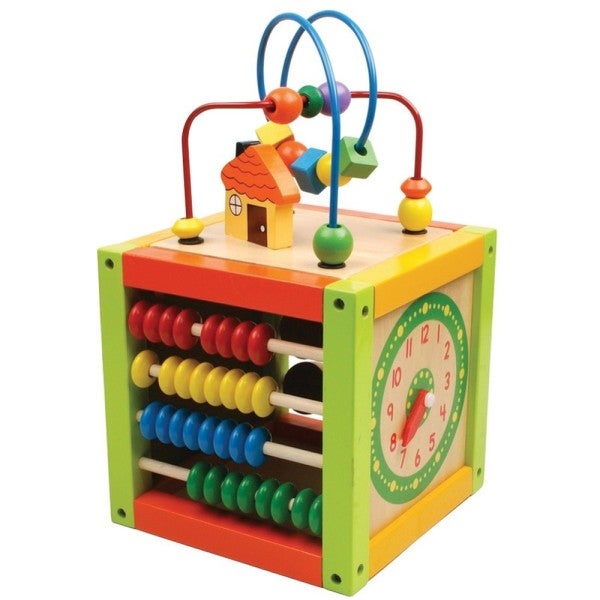 Trade Shop - Giocattolo Cubo Attivita Per Bambini In Legno Con