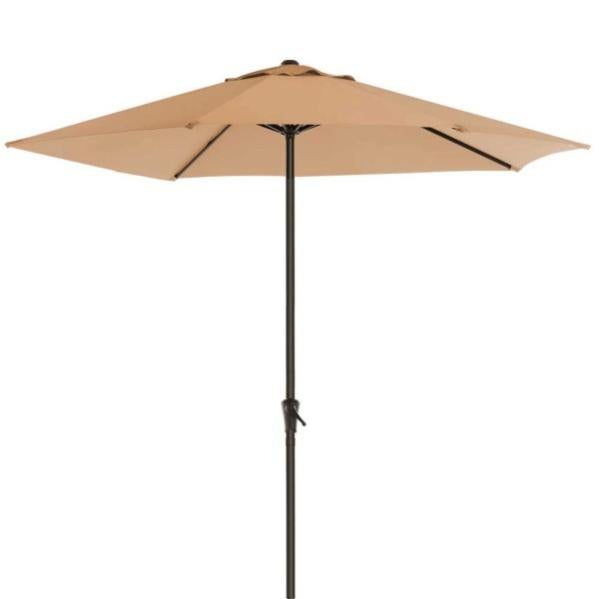 Ombrellone da giardino con manovella, ombrellone da spiaggia, tessuto