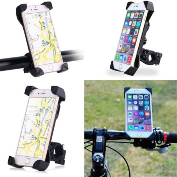 Trade Shop - Porta Cellulare Per Bicicletta Manubrio Bici Supporto  Regolabile Smartphone Gps