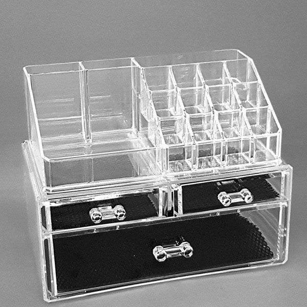 Trade Shop - Organizzatore Porta Cosmetici Make Up 10256 Espositore  Organizer 16 Comparti