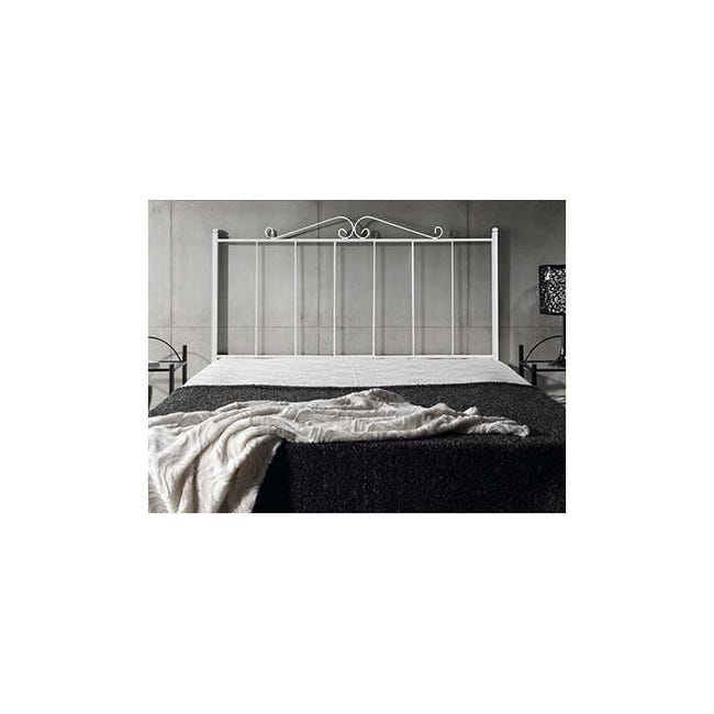 Cabecero de forja Manchego, color Blanco Cabezal para cama de 135 cm, Cama  Matrimonio (140 cm x 125 )