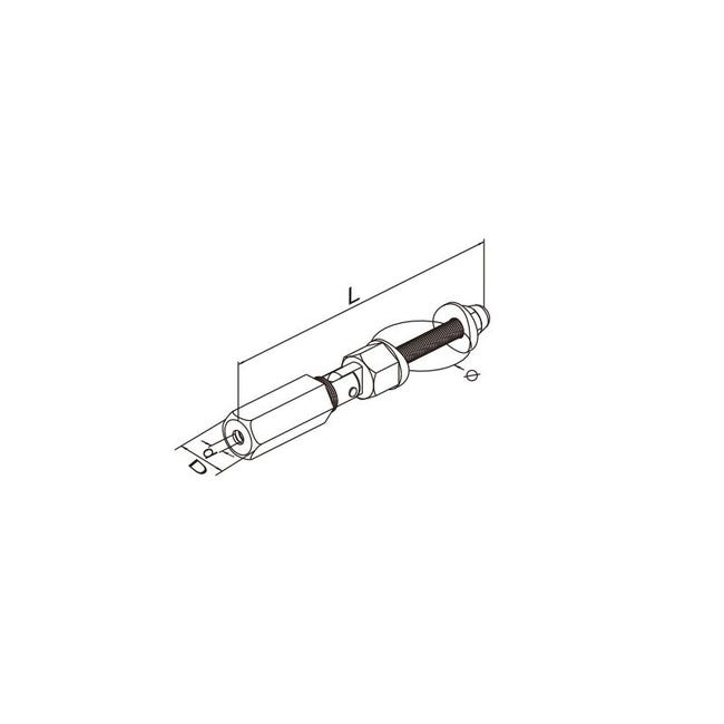 Tendeur inclinable inox câble de 3 à 6 mm - 4 mm - A2