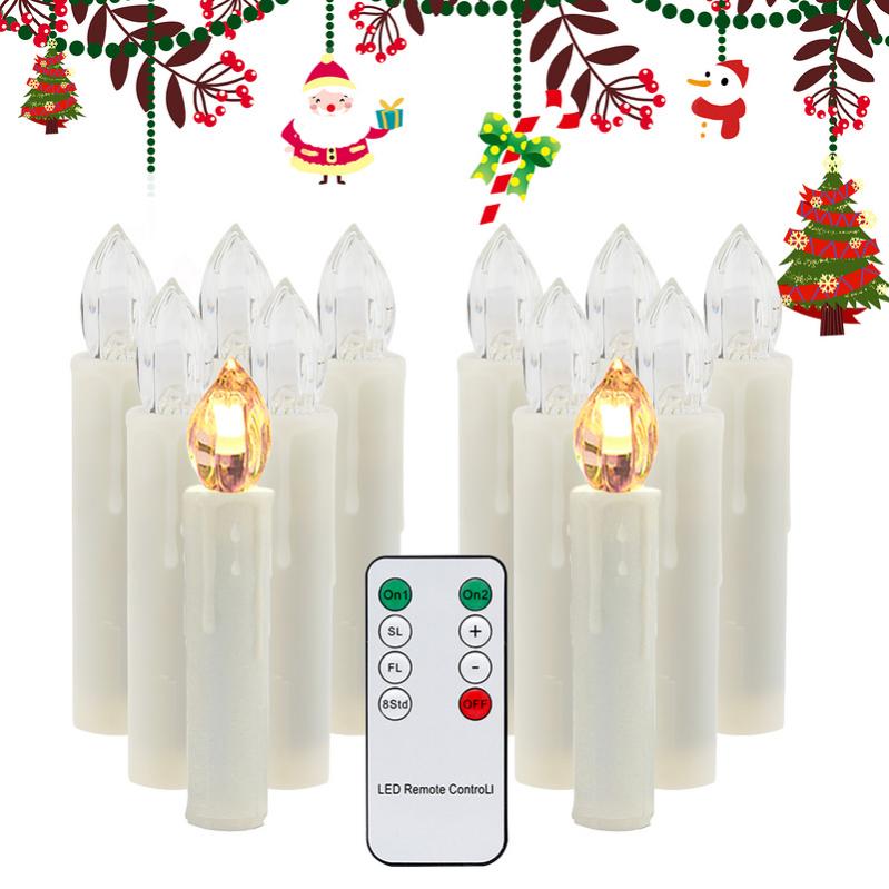 Gurilande de bougie à led pour sapin de noël