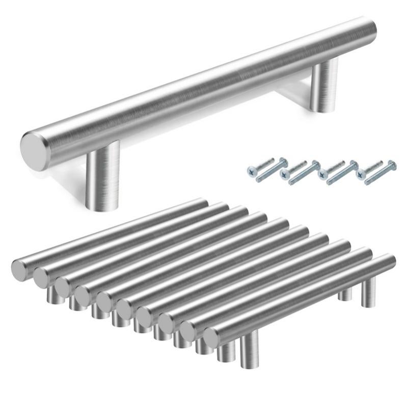 Lot De 10 Poignées De Tirage Aluminium Noir – 24'' Tune Series Pour Armoires