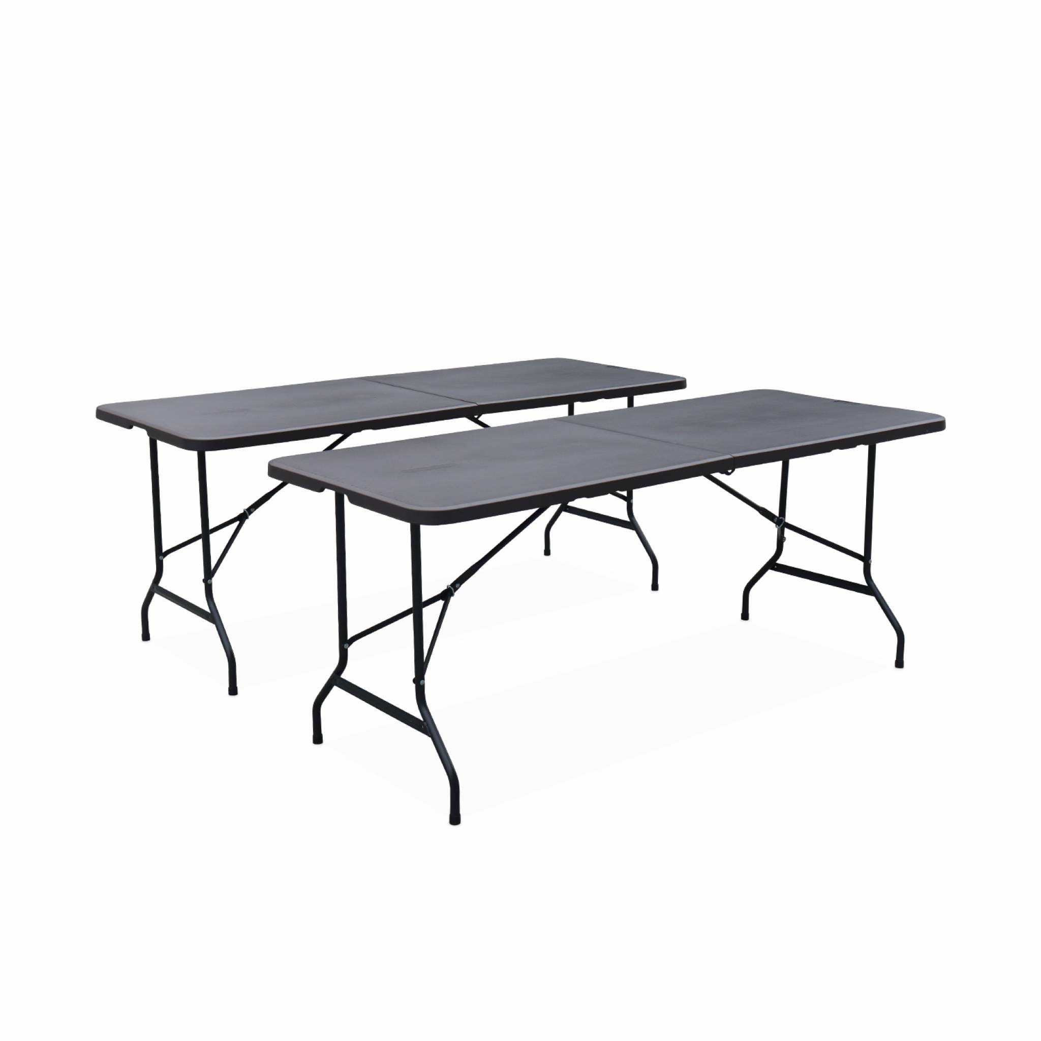 Table pliante d'appoint - Portable pour camping - 180 cm