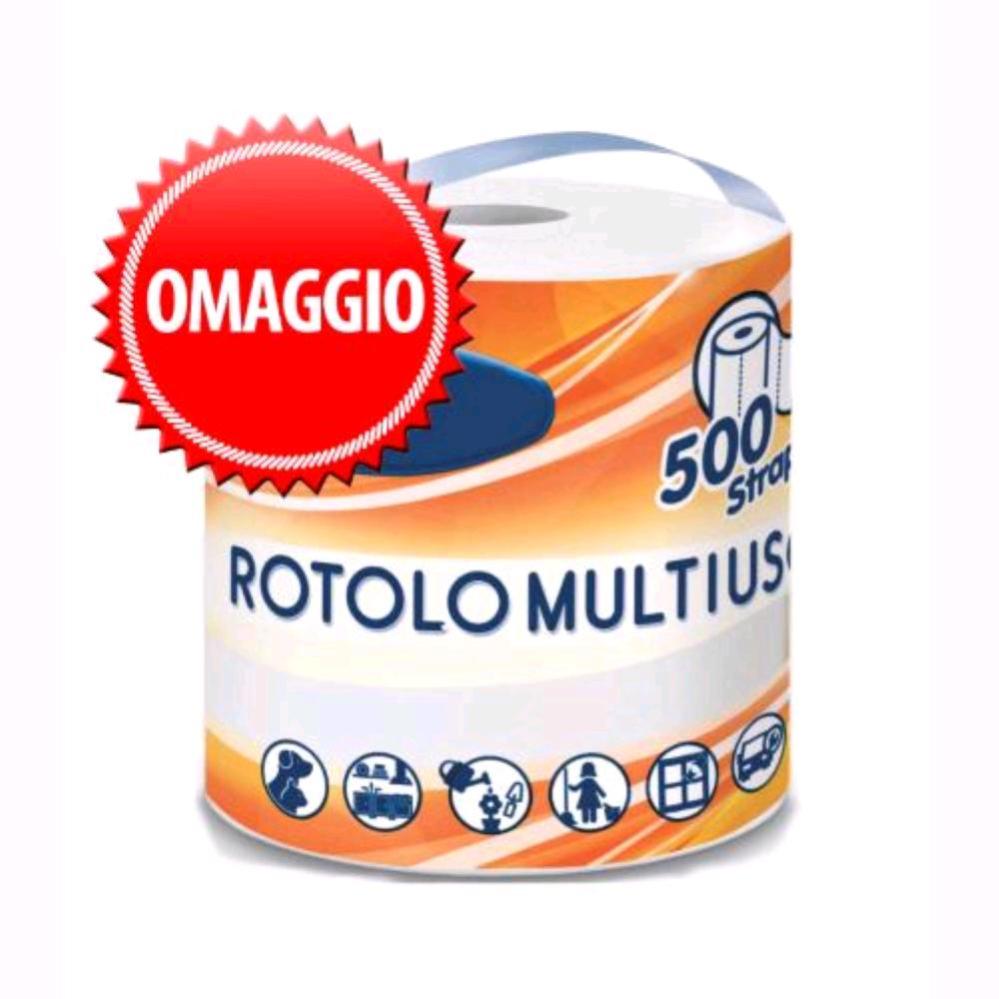 Porta Rotolo Carta Da Muro Tecnokit - Dispenser Per Officina, Nero 40x20x23 Cm, Con Rotolo Omaggio E Kit Montaggio