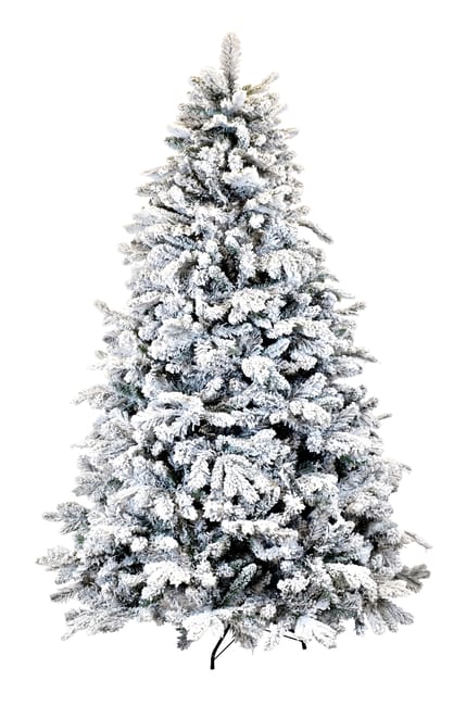 Albero di Natale Kensington Floccato Innevato PE+PVC 210 cm Superfolto ...