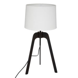 Lampe trépied Ivoire H.58 cm