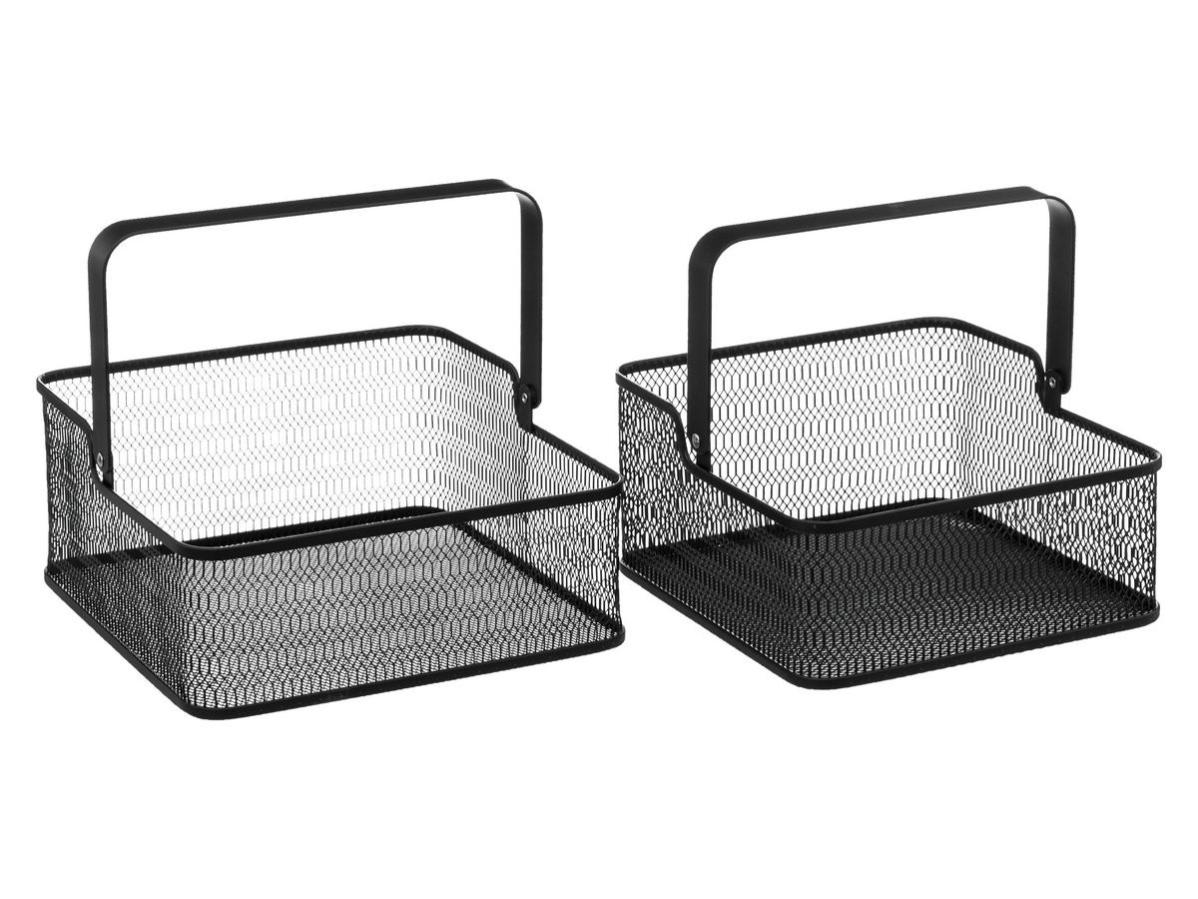 Set de panier de rangement Mayaj Noir - FIVE | Leroy Merlin