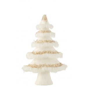 Guirlande de Noël en Plume 1M80-Blanc