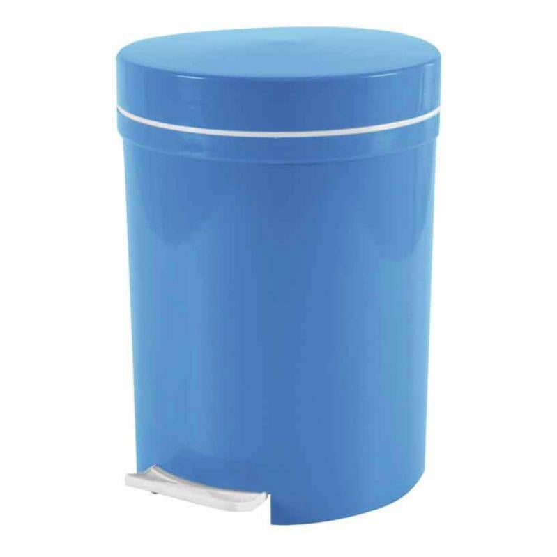 Poubelle De Salle De Bain 6L Lovewind - À Pédale Mince Et Silencieuse - Gain De Place Et Étanche