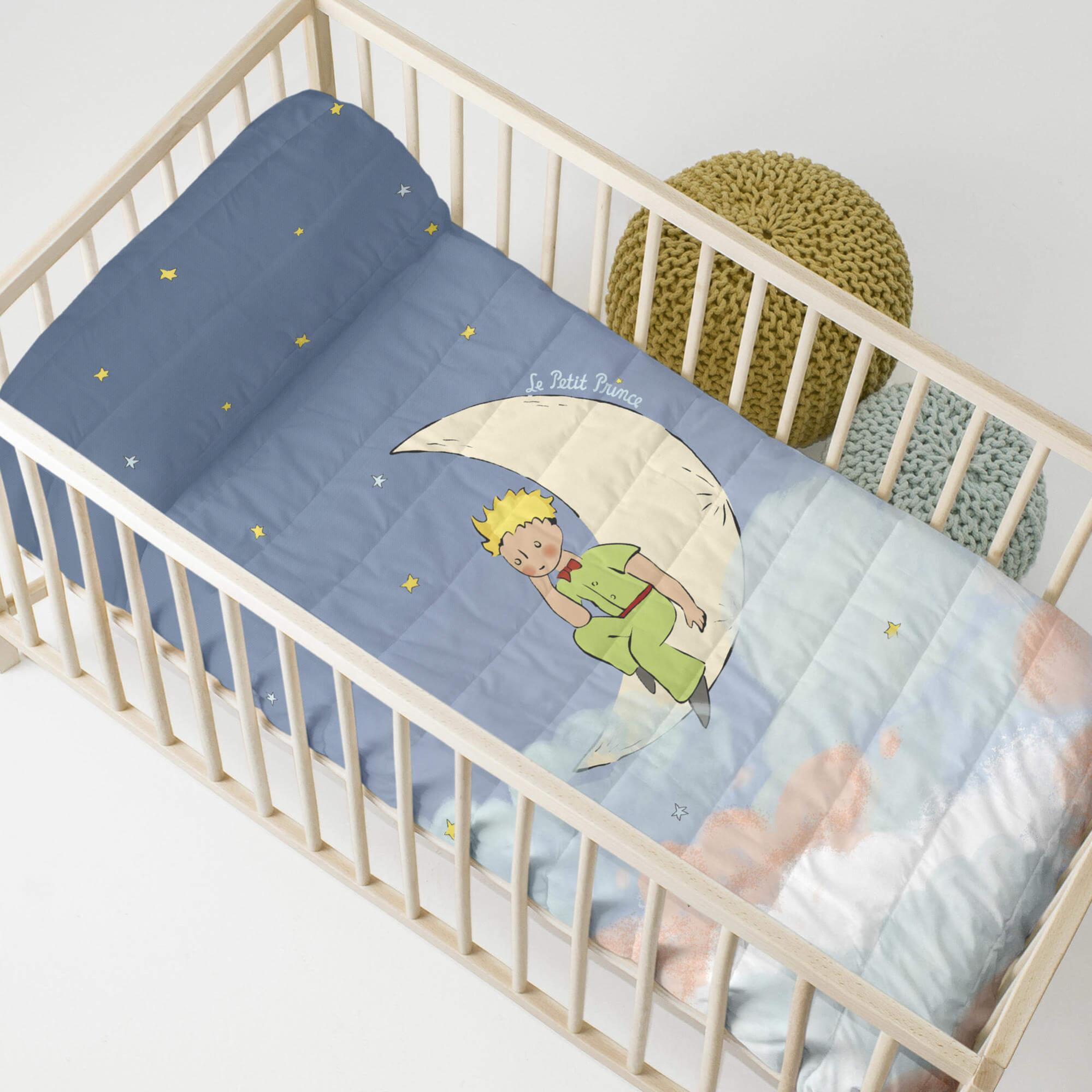 Bassetti Trapunta Baby Lettino 'Nella' 120x140 Cm - Bianca Con Stampa Digitale, Certificata OEKO-TEX - Foto 7