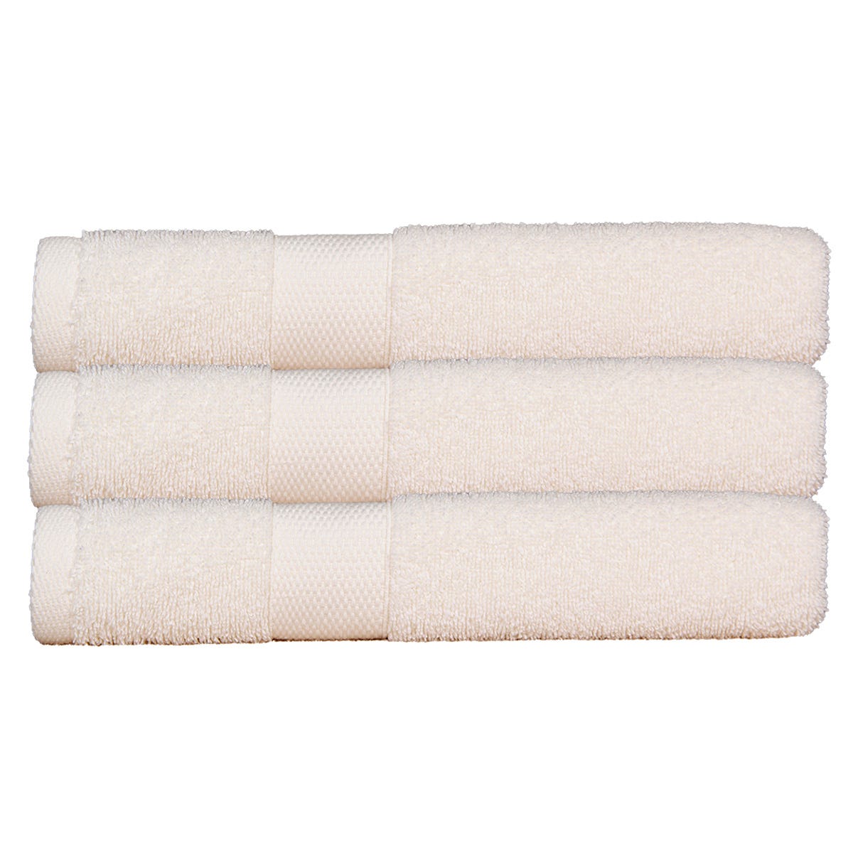 Blanc Avenue Juego de 3 toallas grandes de baño 100x150 cm 500gr/m2