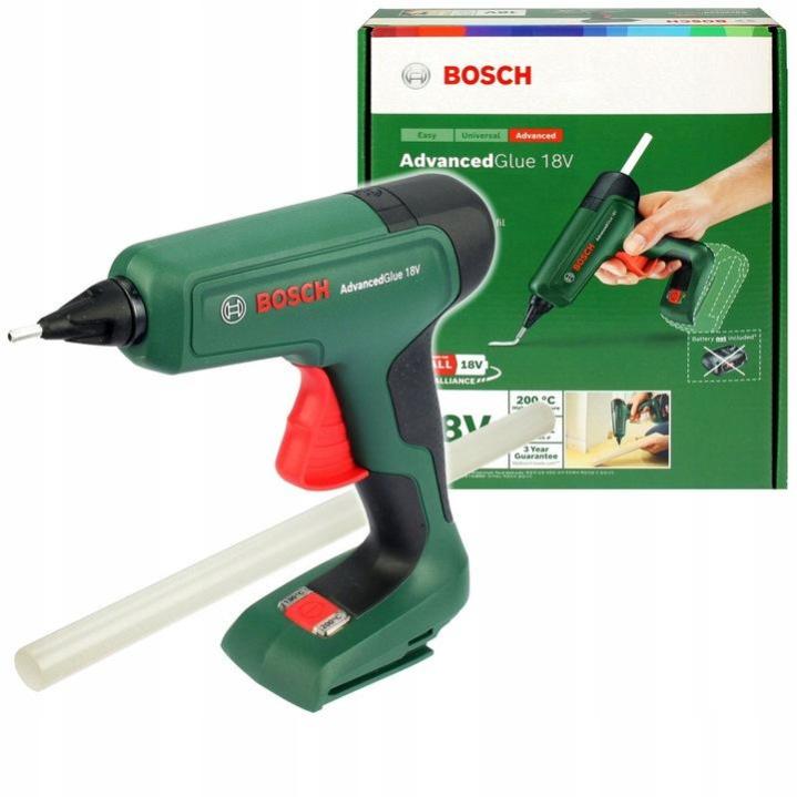 Pistola Colla A Caldo Bosch 18V | Senza Batteria | 2 Temperature (130&deg;C E 200&deg;C) | 4 Stick Inclusi