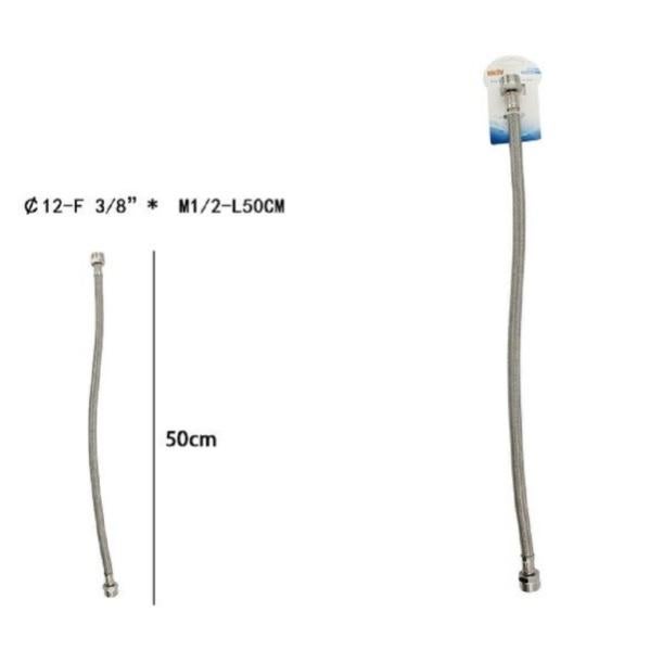 Cleafe - Tubo Flessibile Flessibili Per Rubinetto Miscelatore Acqua 40cm F38xm101 87372 86523554 - Foto 5