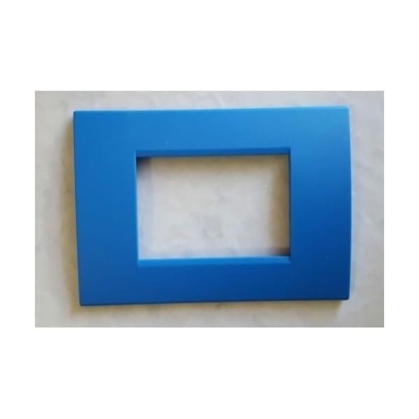 Trade Shop - Placca Placche Placchete Compatibili Living Light In Abs 3 4 7 Posti Colorate Cappuccino 3 Fori 85886613 - Foto 10