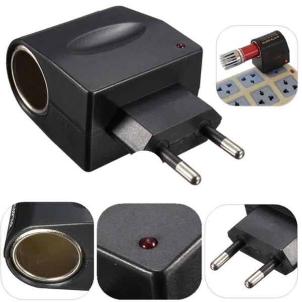 Adattatore Accendisigari Auto A 3 Porte Con Cavo Retrattile 75cm - 1 Porta USB 5V 2A, Protezioni Integrate