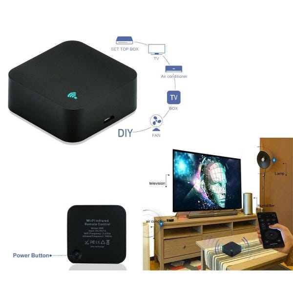 Telecomando controller ir controllo remoto wifi wireless automazione casa  s06