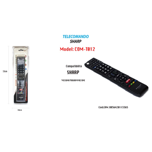 Trade Shop - Telecomando Universale Sostitutivo Smart Tv / Tv Facile Da  Programmare Com-t004