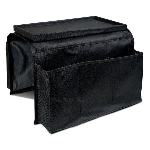 Trade Shop - Bracciolo Divano Salvaspazio Poltrona Sofa Arm Rest Organizer  Tv Porta Oggetti