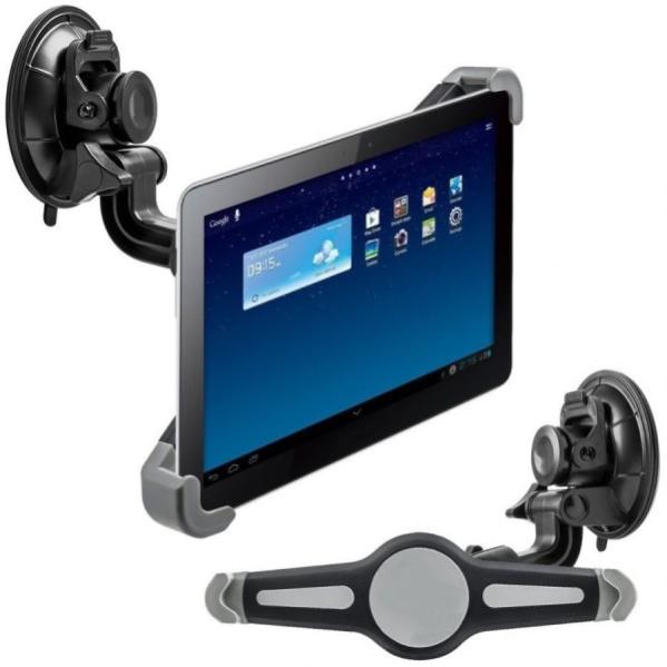 Trade Shop - Supporto A Ventosa Per Auto Compatibile Con Qualsiasi Tablet  Stand Holder 360°