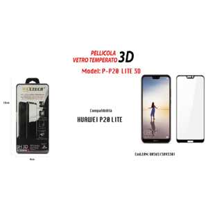 Huawei P Smart P Pellicole Vetro Temperato Per Huawei P Smart - 2 Pezzi, 9H, AntiGraffio, Cornice Nera Protezione Schermo 9H Antiurto - Foto 4