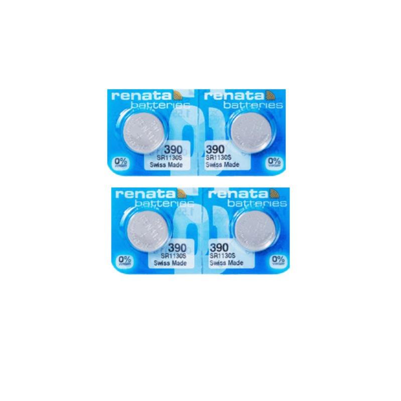 Renata Set Da 10 Batterie Per Orologio - SR1130SW 390 SR54 ED 2017 | Scorta Conveniente - Foto 2