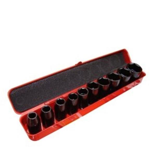 SET 18 BUSSOLE BOCCOLE ESAGONALI PER PISTOLA AVVITATORE DA 1/2'' DA 10 A 32mm 13685775 - Foto 8