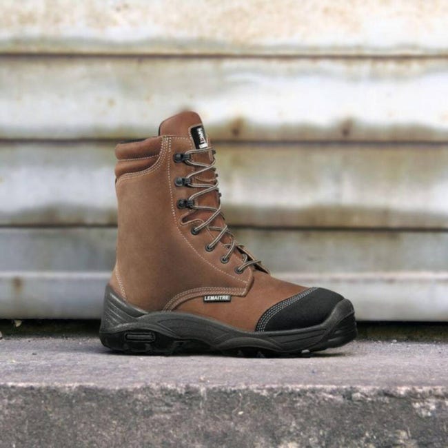 Chaussure de s curite haute Lemaitre S3 Joran SRC Marron Noir 44
