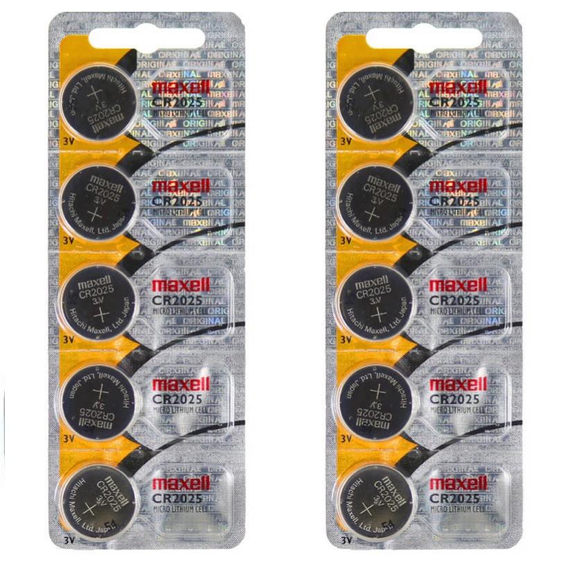 10 piles Maxell CR2025 | Leroy Merlin
