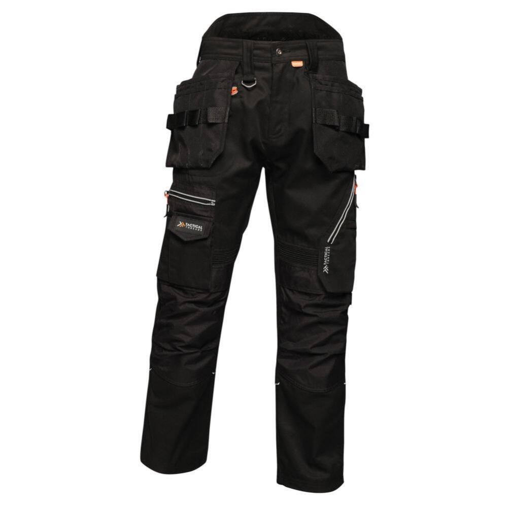 Pantalon Cargo Regatta Homme, Taille 42 Pouces, Noir, Pour Randonnée Et Marche