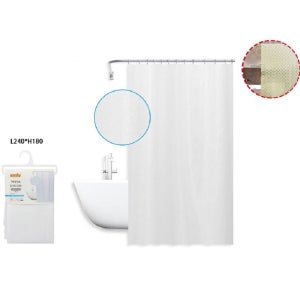 Acquista Tenda da doccia impermeabile trasparente addensato antimuffa  forniture per vasca da bagno con superficie idrofobica facile da pulire