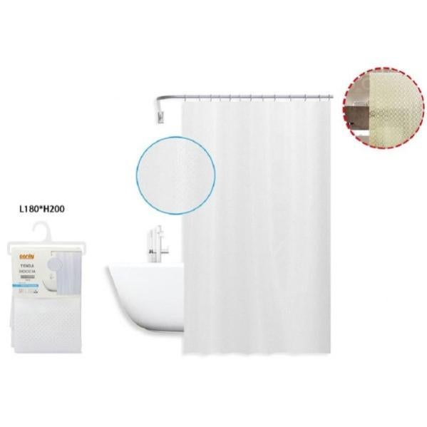 Tenda Doccia Antimuffa 180x200 Con Stampa 3D Candele: Impermeabile, Poliestere E Ganci Inclusi. Perfetta Per Il Bagno!