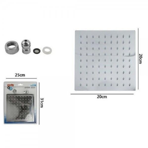 Soffione doccia in inox IDEAL STANDARD | Leroy Merlin Soffione doccia in inox IDEAL STANDARD | Leroy Merlin