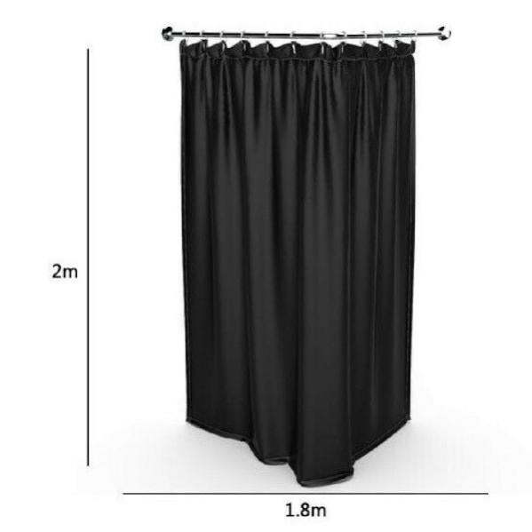 Tenda da doccia, tenda antimuffa, tenda da doccia impermeabile, tenda da doccia antimuffa, tenda da doccia per bagno, 180x200CM | Leroy Merlin