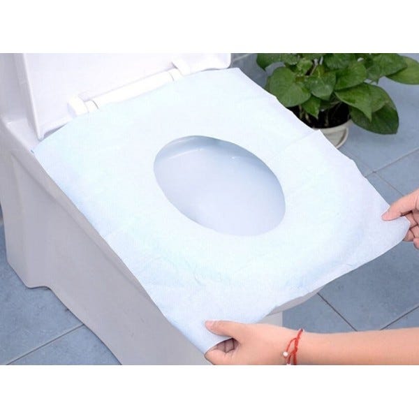 Trade Shop - 120 Copriwater Wc Carta Monouso Copri Water Protezione  Igienici Toilette Bagno