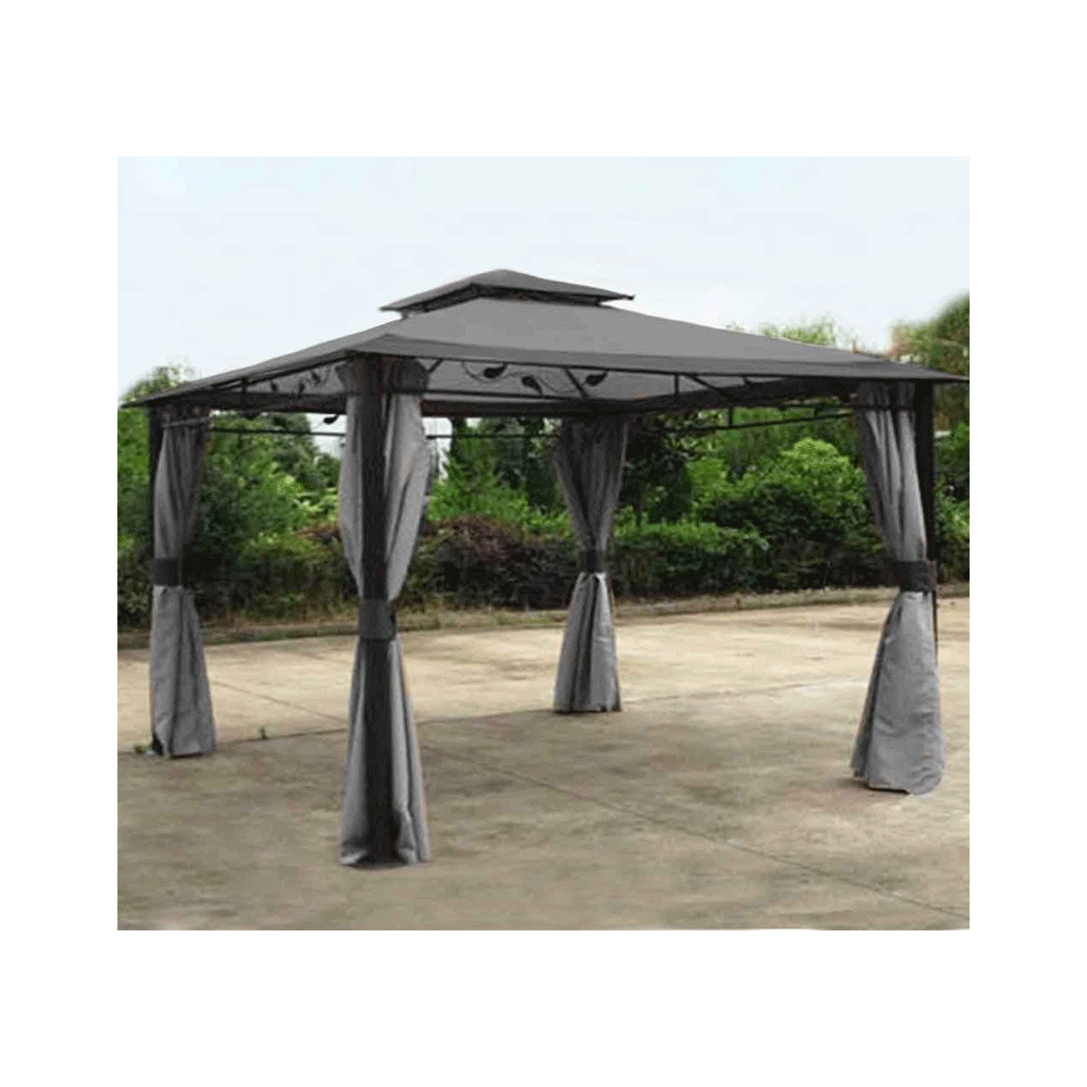 Fabay Gazebo Arion 3x3 Mt Colore Grigio Leroy Merlin