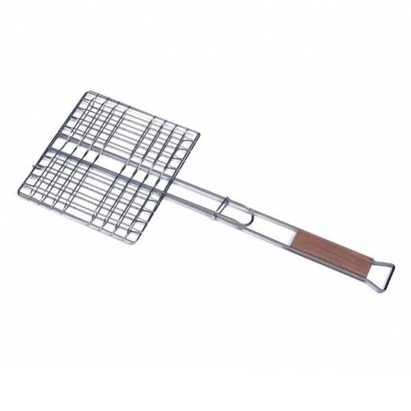 Kuuleyn Manico per Barbecue, Manico per griglia, Manico a Molla, Accessori per Barbecue Griglia 4,3/5,5 Manico in Acciaio Inox Molle Forno a Legna Stufa Affumicatore(14cm