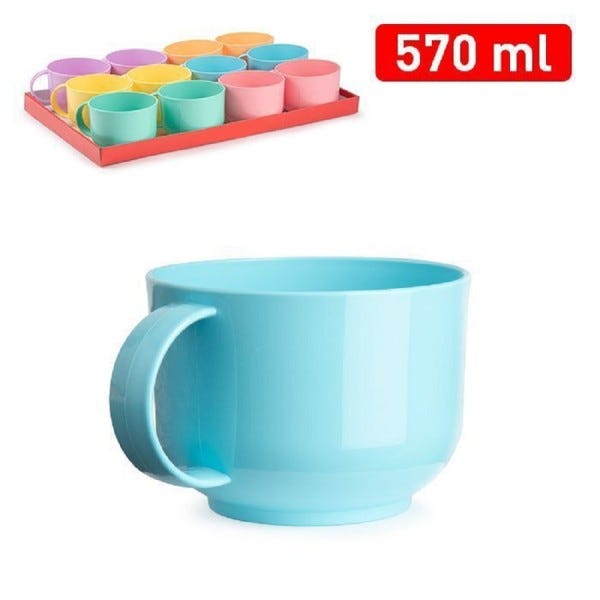 Trade Shop - Set 2 Pz Tazza Latte Mug Jumbo Sweet Tazzoni 570 Ml