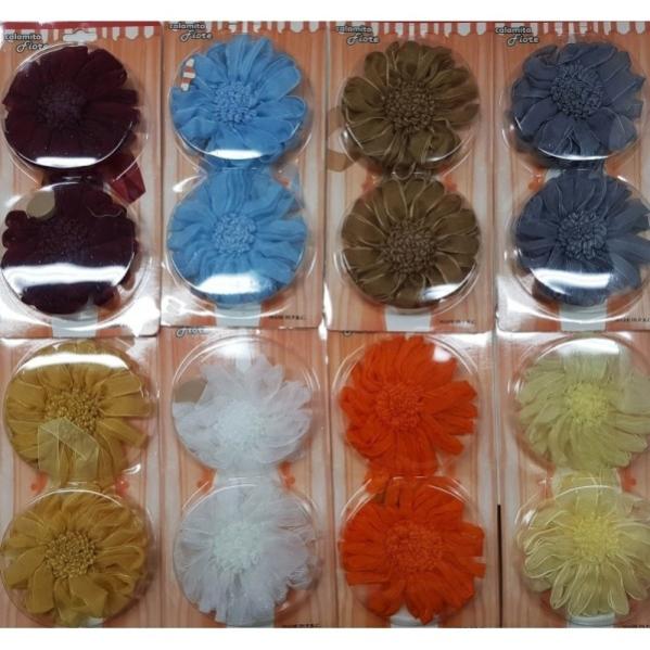 Fermatenda Magnetici Con Fiori Di Cristallo E Piume: L'eleganza Che Non Fori Le Pareti