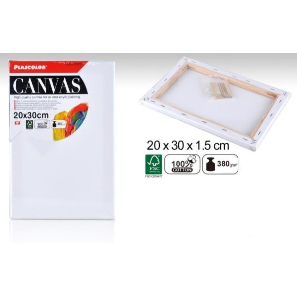 Set 5 Tele Per Dipingere - Cotone 100%, Misure Miste Da 10x10 A 30x40cm, Per Olio E Acrilico - Foto 2