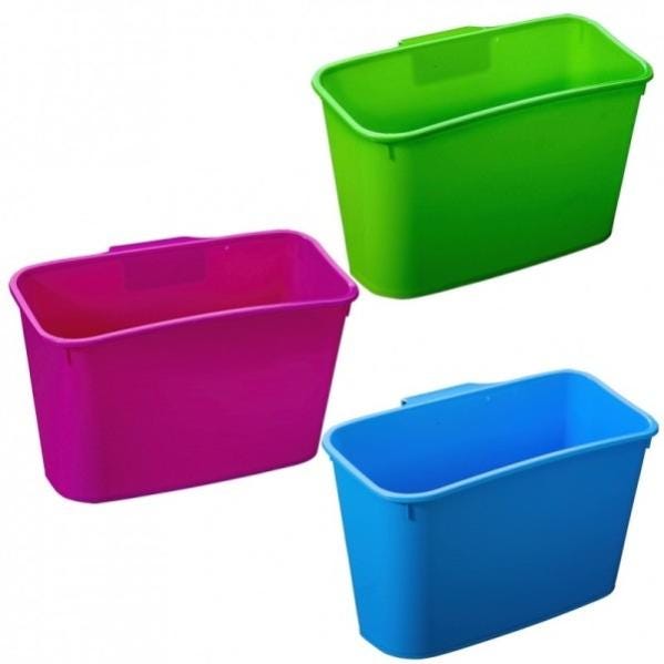 Cestini Multifunzione Set 4 Cesti Plastica Fosly - Storage Pratico Per Tutta La Casa Cestini Plastica Bianchi