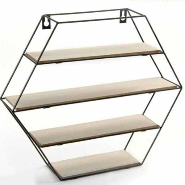 VaeFae Scaffale Pieghevole In Legno Teak Per Bagno – 2 Ripiani – Montaggio A Parete O Uso A Terra - 2