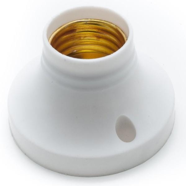 Portalampada Rubacorrente Con Doppia Presa E27 - Adattatore Da Lampadina A Spina Per Luci E Elettrodomestici - Foto 3