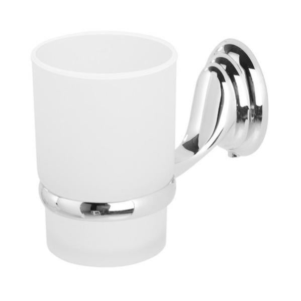 Lurrose Bicchiere Portaspazzolini Trasparente Per Bagno – Tazza In Plastica Durevole, Design Liscio - 2